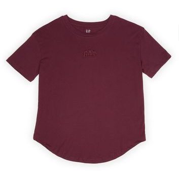 GAP 407990-09 Bavlněné tričko s logem Červená