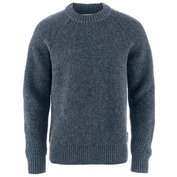 FJÄLLRÄVEN Övik Waffle Knit M Navy