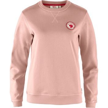 FJÄLLRÄVEN 1960 Logo Badge Sweater W Chalk Rose