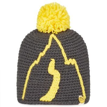 LA SPORTIVA Dorado Beanie, Carbon/Yellow