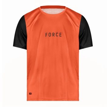 FORCE MTB RULES kr. rukáv, oranžový