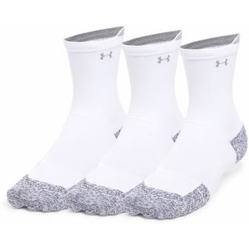 UNDER ARMOUR UA AD Run Cushion 3pk Crew bílá