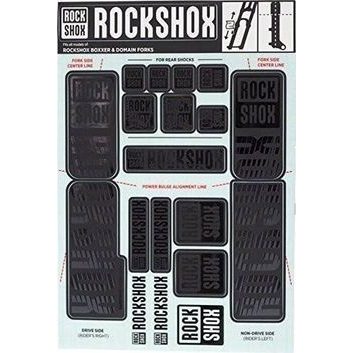 ROCK SHOX 11.4318.003.514 - DECAL KIT 35MM DC STEALTH