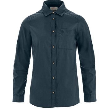FJÄLLRÄVEN Övik Lite Flannel Shirt W Navy