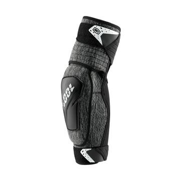 100% FORTIS Elbow Guards Heather Grey/Black