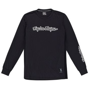 TROY LEE DESIGNS SKYLINE RIDE TEE SIGNATURE BLACK (38307201)