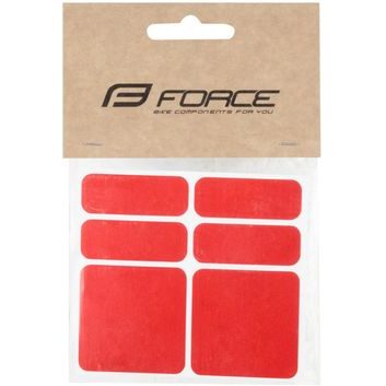 FORCE F reflexní sada 6 ks, červené