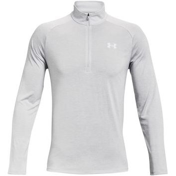 UNDER ARMOUR Tech 2.0 1/2 Zip, Halo Gray / White