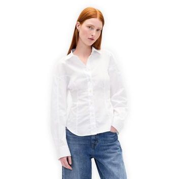GAP 817490-00 Popelínová košile Dolman Classic Shirt Bílá