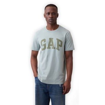 GAP 856659-57 Tričko s logem Everyday Soft Zelená