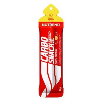 NUTREND Carbosnack gel, sáček, 50 g citron