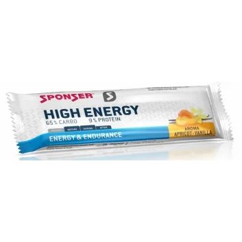 SPONSER HIGH ENERGY BAR 45g apricot-vanilla