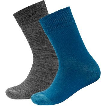DEVOLD Daily Merino Light Sock 2Pk Kid, Flood Mix