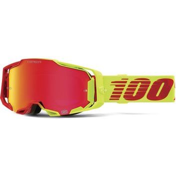 100% ARMEGA HIPER Goggle - Solaris - Mirror Red Lens