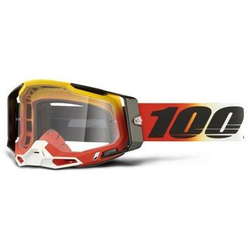 100% RACECRAFT 2 Goggle - Ogusto - Clear Lens