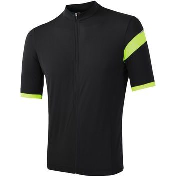 SENSOR CYKLO COOLMAX CLASSIC pánský dres kr.rukáv celozip true black