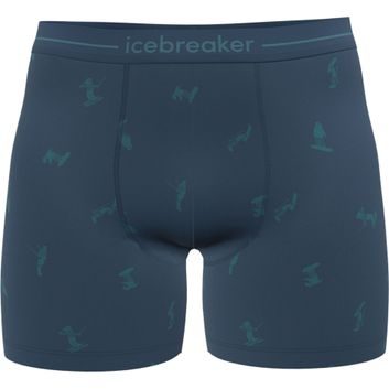 ICEBREAKER M Mer 150 Anatomica Boxers Ski Day, ATLANTIS/TOPAZ/AOP