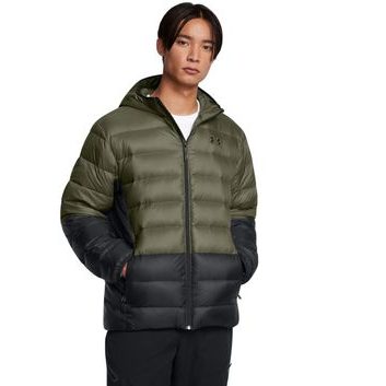 UNDER ARMOUR LEGEND DOWN HOODED JACKET-GRN