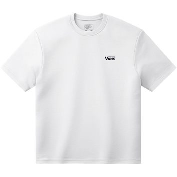 VANS LEFT CHEST SS White