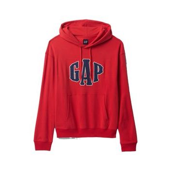 GAP Oversize mikina s logem Červená
