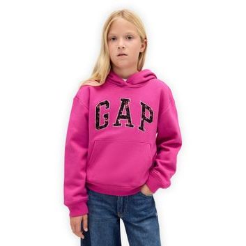 GAP 843868-03 Dětská mikina s logem Růžová