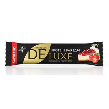 NUTREND Deluxe, tyčinka, 60 g jahodový cheesecake