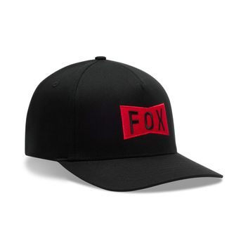 FOX Typeface Flexfit Hat Black