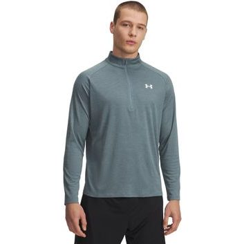 UNDER ARMOUR UA Tech Textured 1/2 Zip 587-BLU