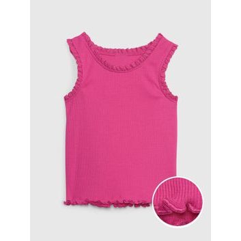 GAP 601875-05 Dětské tílko s krajkou Růžová