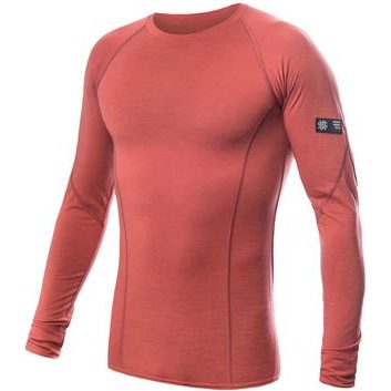 SENSOR MERINO ACTIVE pánské triko dl.rukáv terracotta