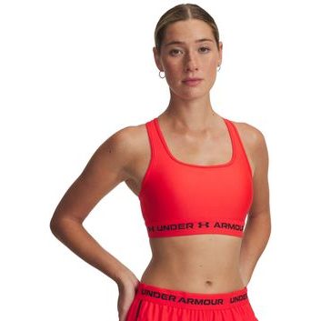 UNDER ARMOUR Crossback Mid Bra-RED/BLK