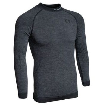 BLIZZARD Mens long sleeve merino wool anthracite