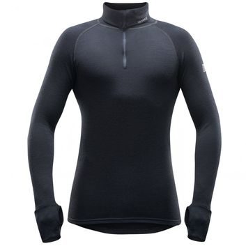 DEVOLD Expedition Man Zip Neck, black