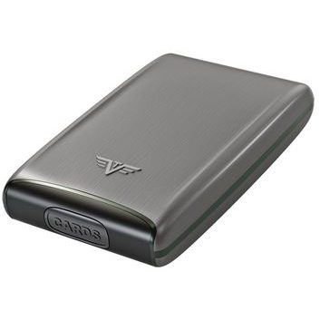 TRU VIRTU Credit Card Case RAZOR Fan - Taupe Rock