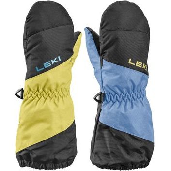 LEKI Little Swtch Zero Mitt Long black-light blue-light yellow