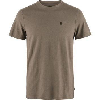 FJÄLLRÄVEN Hemp Blend T-shirt M Suede Brown