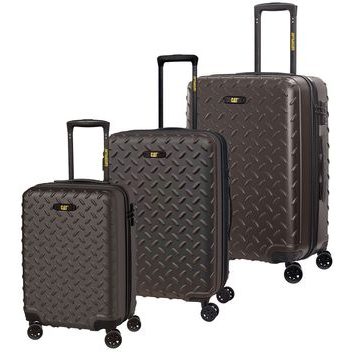 CATERPILLAR Industrial Plate, 3 dílný set titanově šedý