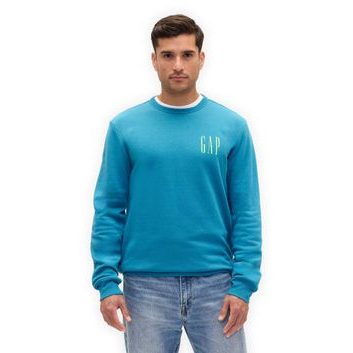 GAP 645634-17 Mikina s logem Modrá