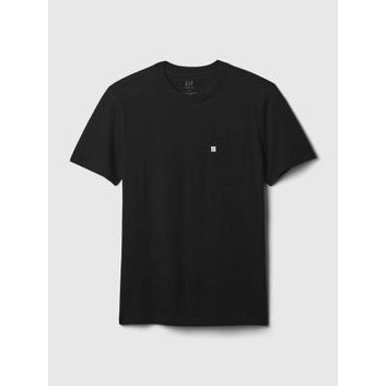 GAP 857901-05 Tričko s kapsičkou Černá