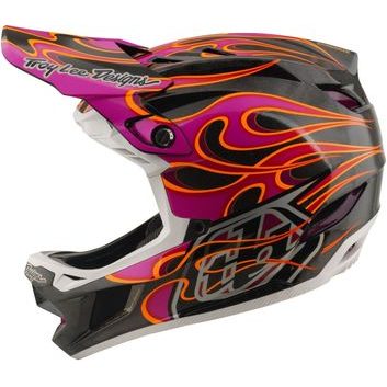 TROY LEE DESIGNS D4 CARBON MIPS TORCHED CARBON / MAGENTA