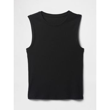 GAP Žebrovaný top Černá