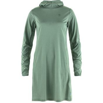 FJÄLLRÄVEN Abisko Sun-hoodie Dress W Patina Green