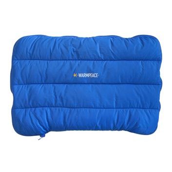 WARMPEACE POLŠTÁŘEK PÉŘOVÝ ZIP, blue