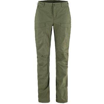 FJÄLLRÄVEN Abisko Hybrid Trail Trousers W Laurel Green