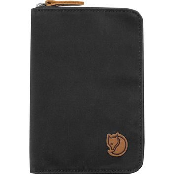 FJÄLLRÄVEN Passport Wallet Dark Grey
