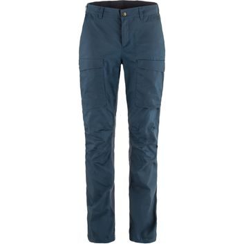 FJÄLLRÄVEN Abisko Hybrid Trail Trousers W Navy