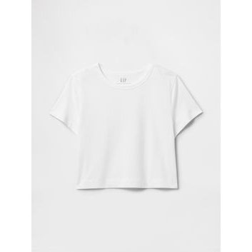 GAP Crop tričko Bílá