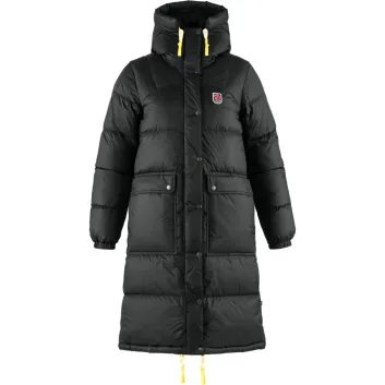 FJÄLLRÄVEN Expedition Long Down Parka W Black