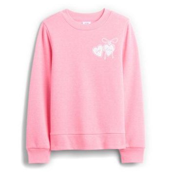 GAP 839149-05 Dětská mikina s logem Růžová