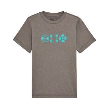 FOX Yth Vision Ss Tee Heather Graphite